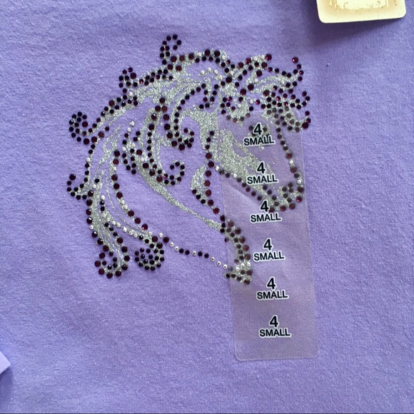 Purple Long Sleeve Unicorn Shirt (4T)NWT🦄 - Picture 3 of 4